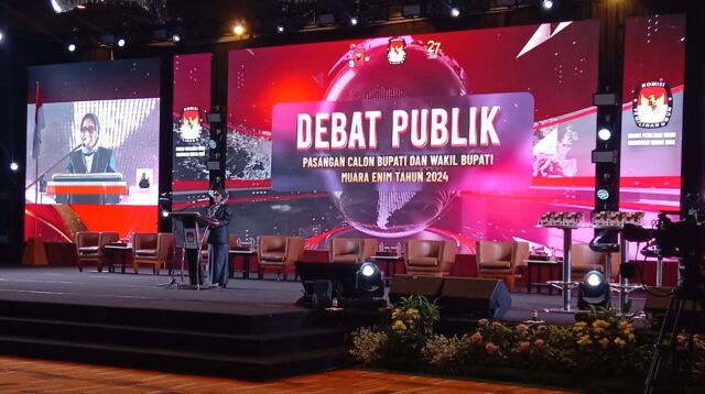 Debat Publik,Calon Bupati Dan Wakil Bupati Muara Enim Pertama Digelar