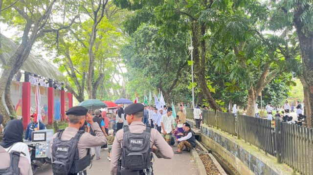 Hari Santri Nasional 2024, Polres Tasikmalaya Kota Gelar Pengamanan dan Pengawalan Pawai