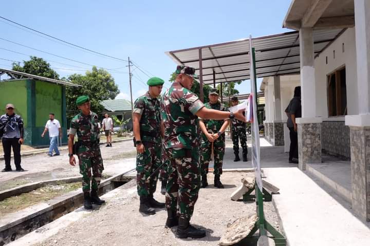 Kunker Di Bima, Danrem 162/WB Brigjen TNI Agus Bhakti, S.IP.,M.IP.,M.Han., Tinjau Rumah Prajurit