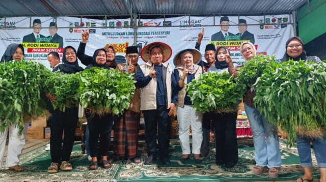 Calon Walikota Lubuk Linggau Imam Senen Resmikan Posko Pemenangan ROIS di Kelurahan Eka Marga