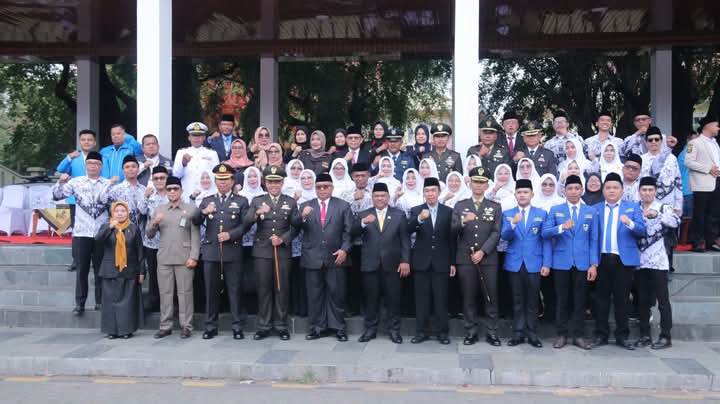 Upacara Peringatan Hari Sumpah Pemuda Ke- 96 Tingkat Kab. Sukabumi " Maju Bersama Indonesia Raya"