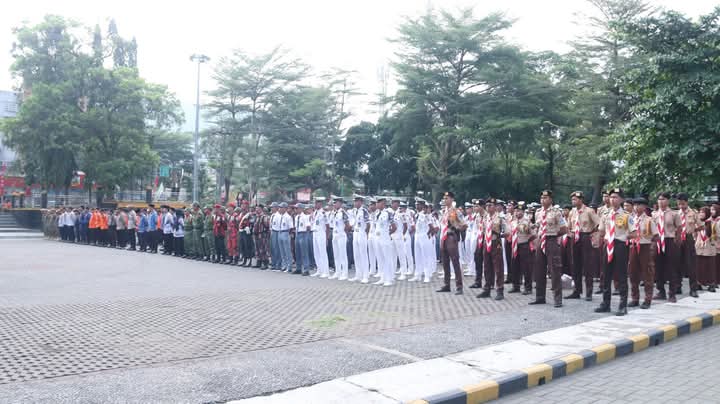 Upacara Peringatan Hari Sumpah Pemuda Ke- 96 Tingkat Kab. Sukabumi " Maju Bersama Indonesia Raya"
