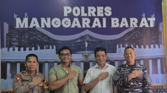 Kolaborasi CFD, Kapolres Mabar Terima Kunjungan Tim Komodo Runners Labuan Bajo