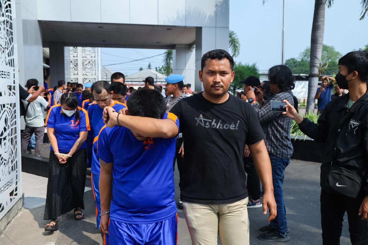 Selama Dua Bulan, Polres Karawang Jaring Sebanyak 32 Tersangka Kasus Narkoba