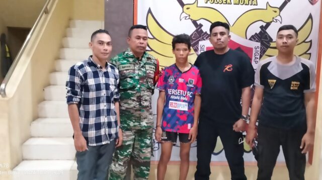 Reaksi Cepat Babinsa Tolouwi Tangkap Pelaku Pembacokan Ditempat Persembunyian
