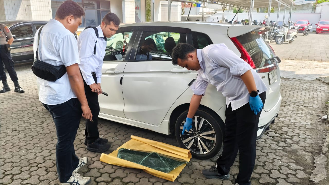 Pencurian Modus Pecah Kaca,Pelaku Gondol Uang Rp 355 Juta, Polres Tasikmalaya Kota Lakukan Penyelidikan
