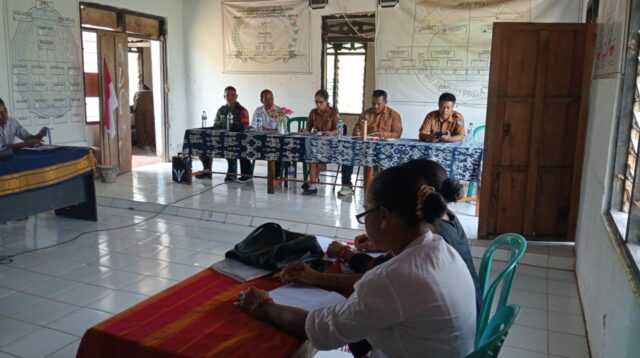 Babinsa Serma Andreas Hadiri Musyawarah Rencana Pembangunan Desa untuk RKP Tahun Anggaran 2025