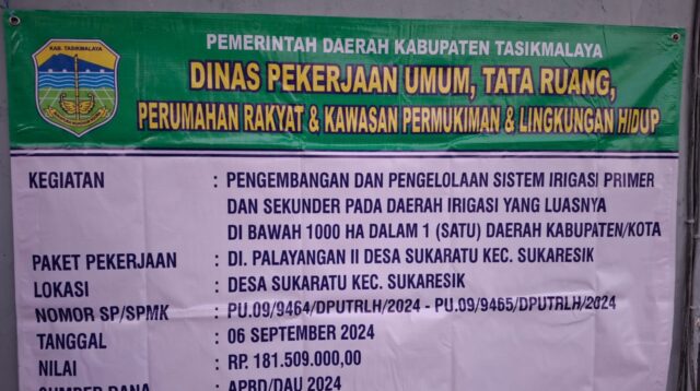 Warga Masyarakat Dari Dua Desa Merasa Gembira Adanya Pembangunan Pengelolaan Sistem Irigasi Di Wilayah Kecamatan Sukaresik