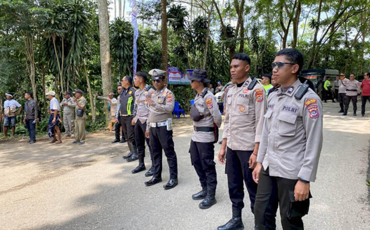 Polres Sumba Barat Laksanakan Pengamanan Kampanye di Kabupaten Sumba Tengah