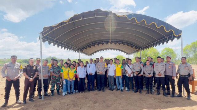 Dukung Asta Cita Presiden RI, Kapolres Belu Bersama jajaran Serentak Ikuti Launching Gugus Tugas Polri Dukung Ketahanan Pangan Nasional