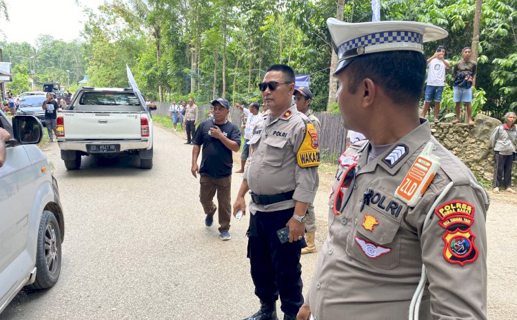 Wakapolres Sumba Barat Kompol Made Mudana Pimpin Langsung Pengamanan Kampanye di Kabupaten Sumba Tengah