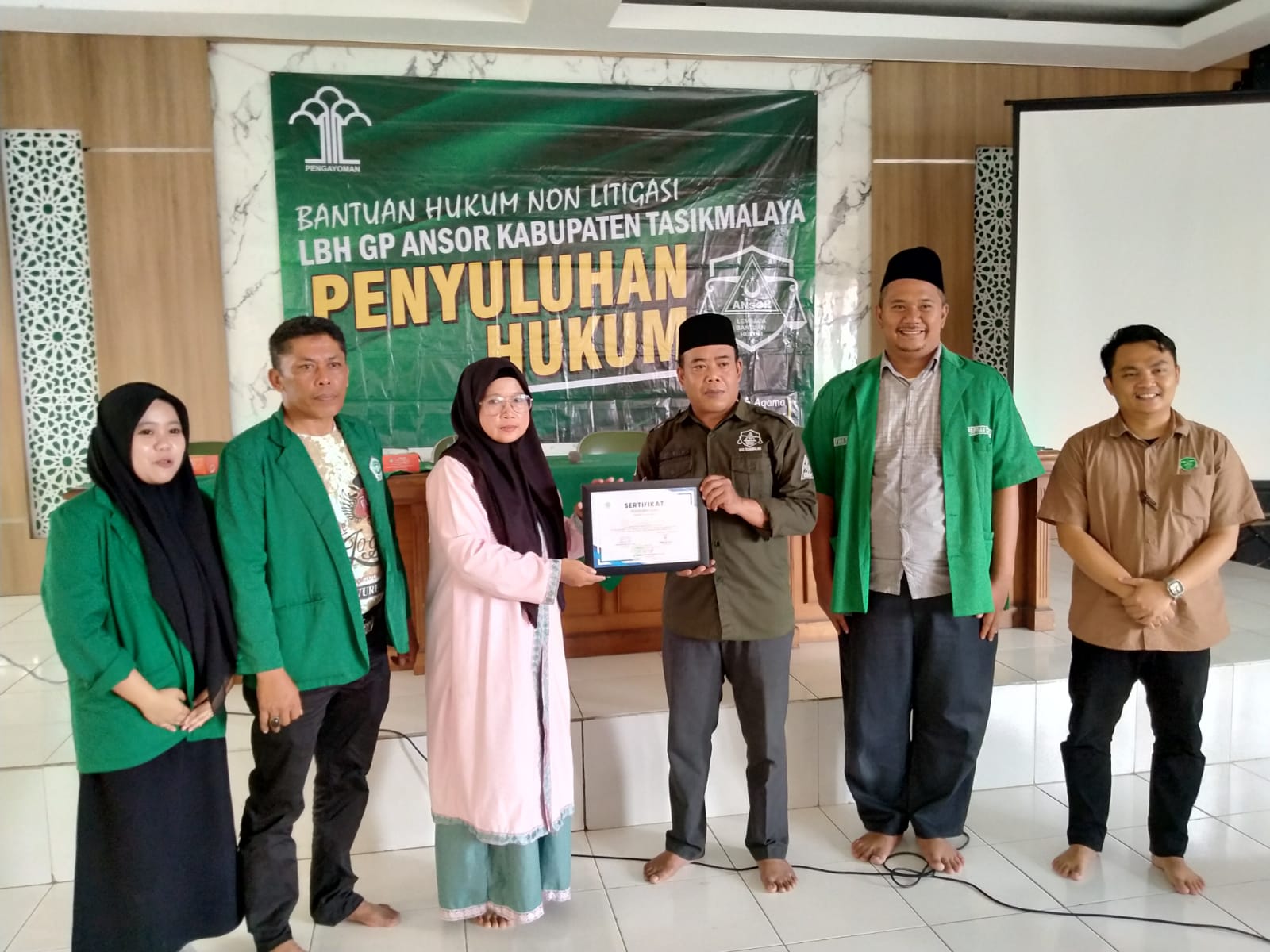 Studi Banding Mahasiswa INU Tasikmalaya  Ke LBH GP Ansor Kabupaten Tasikmalaya