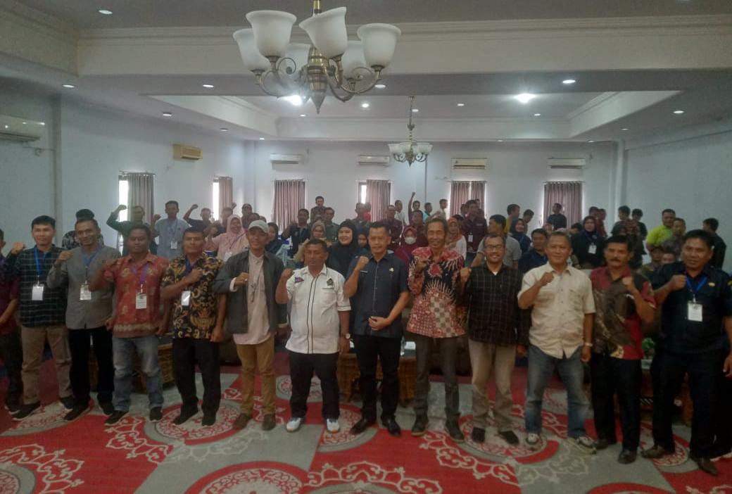 PWI Muara Enim Gelar Pelatihan Jurnalistik Dan Sosialisasi UU Pers Kepala Perangkat Desa