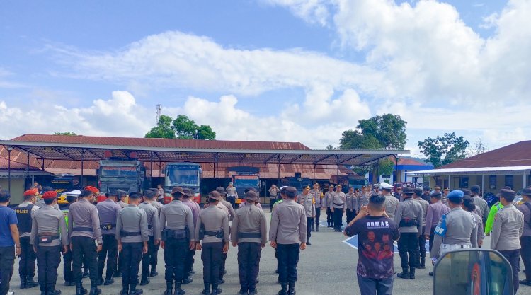 Memasuki Hari ke-38 Kampanye Pilkada, Polres Sumba Barat Tingkatkan Pengamanan
