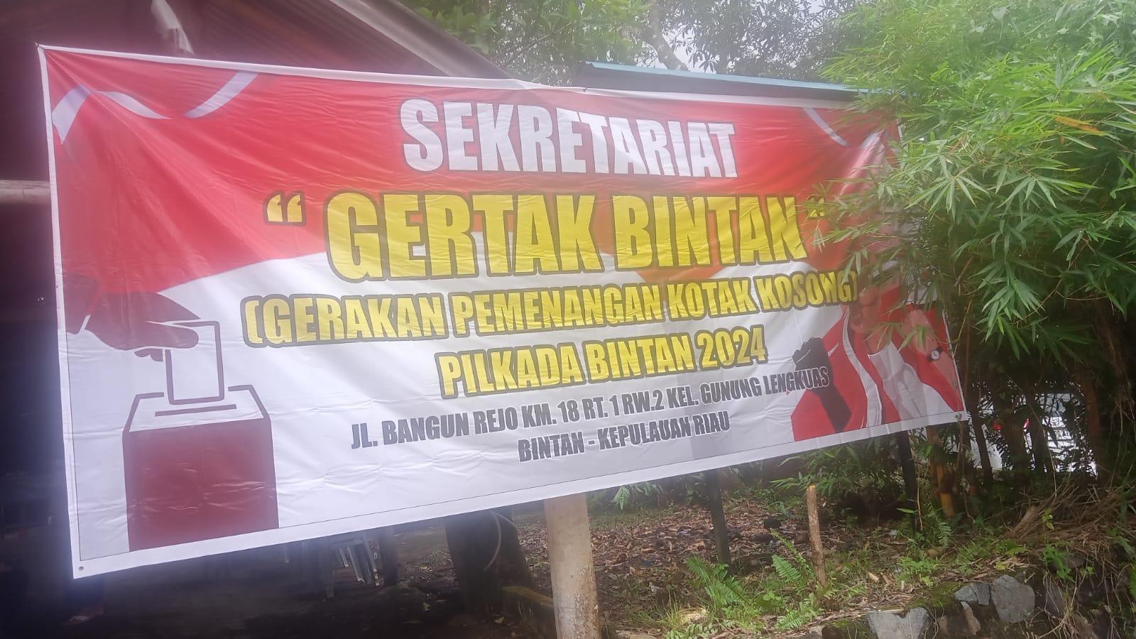Gertak Bintan Siap Memenangkan Kotak Kosong di Pilkada Bintan