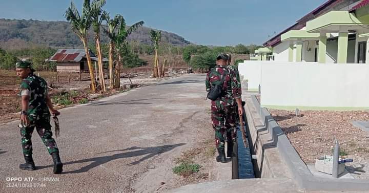 Kodim 1629/SBD Gelar Pembersihan Pangkalan dan Rumah Dinas