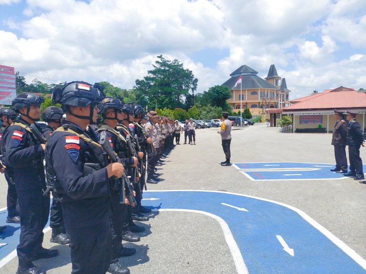 Berikan Rasa Aman dan Nyaman Polres Sumba Barat Kerahkan Personil untuk Amankan Kampanye Pilkada 2024