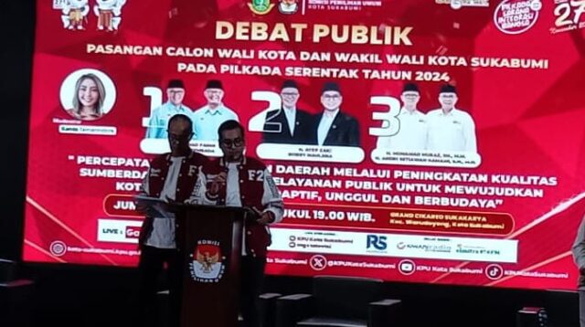 Debat Publik Calon Wali Kota Dan Wakil Wali Kota Sukabumi Tahun 2024