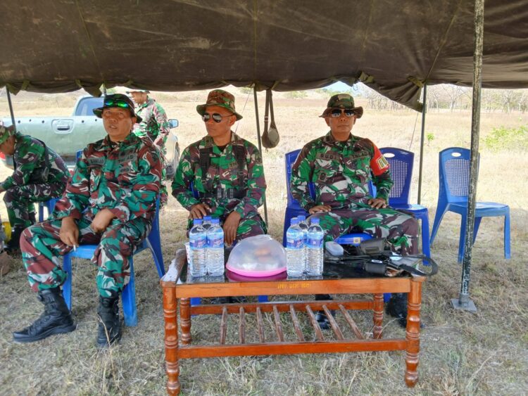 Kodim 1601/Sumba Timur Gelar Latihan Menembak Semester II Tahun 2024