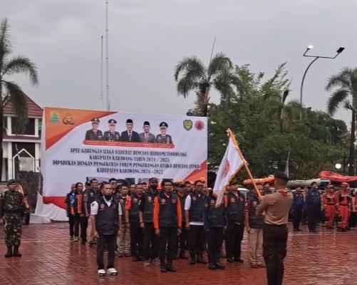 Pemkab Karawang Gelar Apel Gabungan Siaga Darurat Bencana Hidrometeorologi Tahun 2024