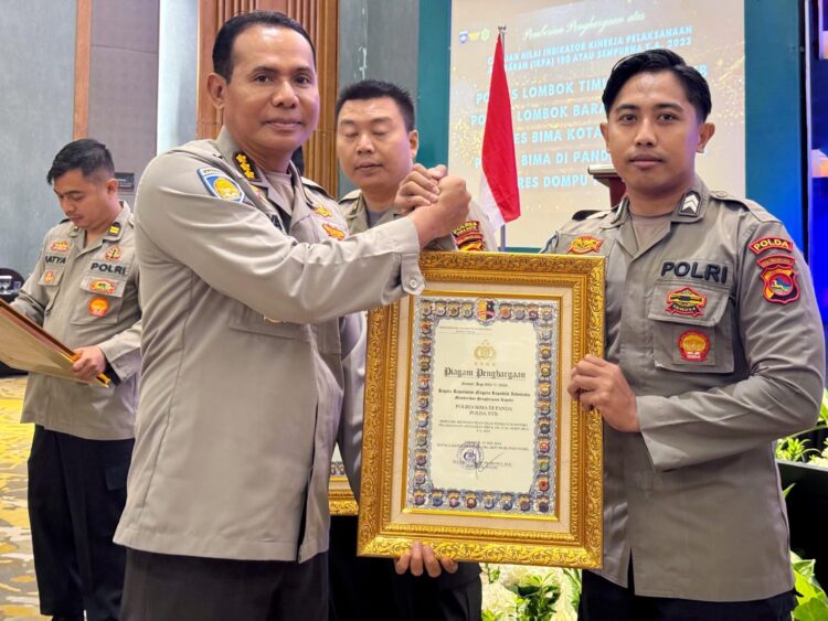 Capaian IKPA Sempurna Polres Bima Raih Penghargaan Kapolri