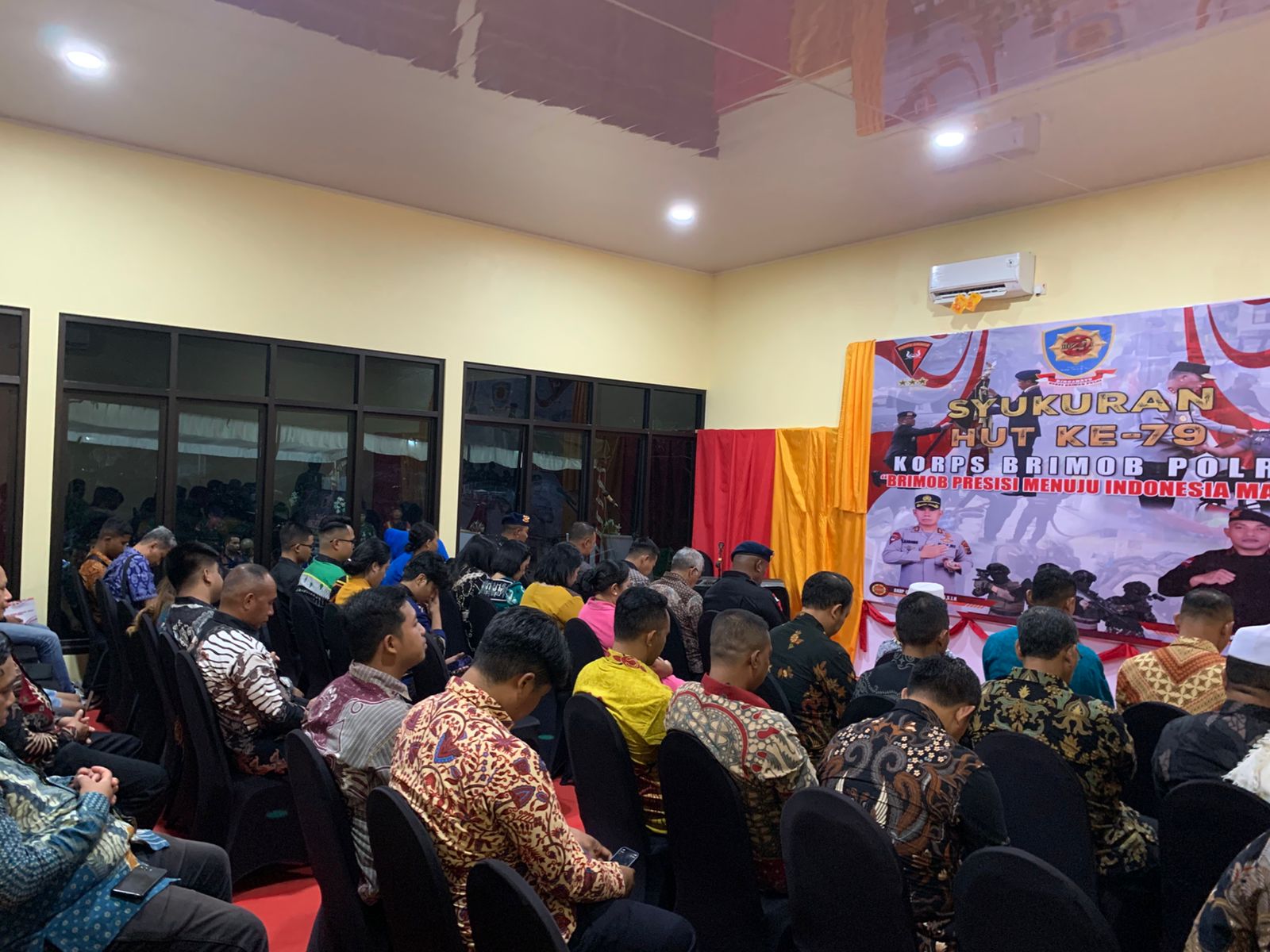 Kapolres Mabar Hadiri Syukuran HUT Ke-79 Korps Brimob Polri di Labuan Bajo