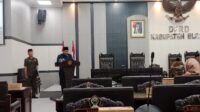 Rapat Paripuran Hari ini Penyampian Tanggapan pjs Bupati Blitar Atas Pandangan Fraksi - Fraksi Terkait Raperda 2025