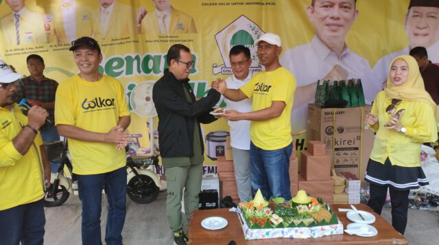 Peringatan HUT Golkar Ke 60 Kabupaten Ogan Komering Ulu Mengadakan Senam Partai Golkar