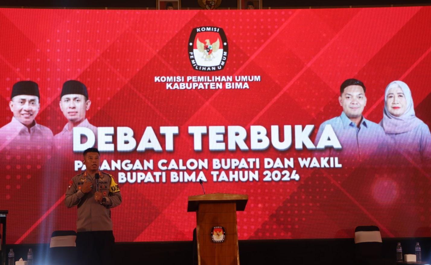 Debat Terbuka Cabup-Cawabup Bima 2024