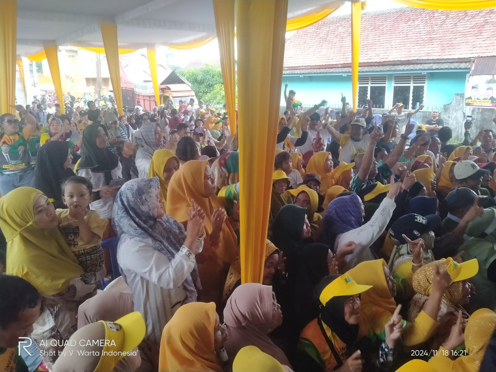 Kampanye Dialogis ROIS di RT 10 Kelurahan Ulak Surung Kecamatan Utara II Di Padati Ribuan Warga