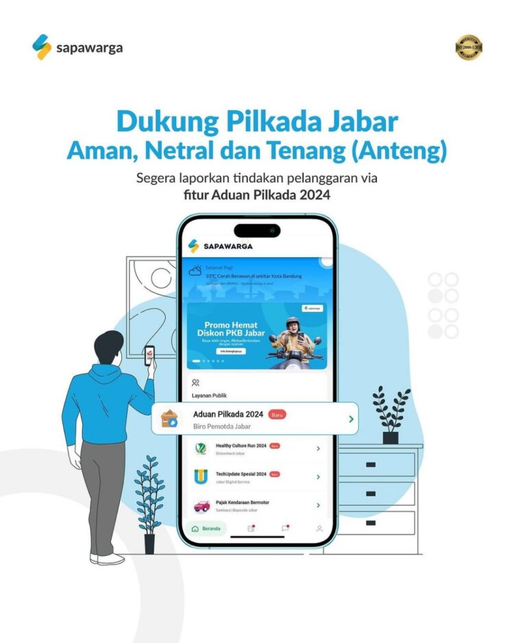 Sapawarga Buka Kanal Aduan Pilkada 2024