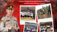 Dukung Program Ketahanan Pangan Polres Lahat Dan Kodim 0405 Lahat Bersinergi Tanam Jagung di Desa Bunga Mas Lahat