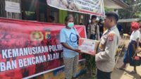 Polres Sumba Timur Serahkan Bantuan Kemanusiaan Untuk Korban Erupsi Gunung Lewotobi