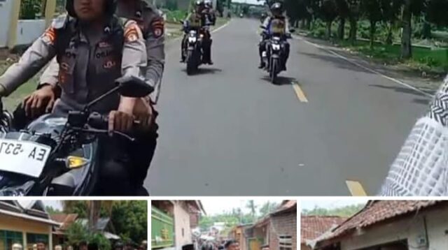 Keliling Pakai Motor, Kapolres Pantau Pilkada Kabupaten Bima