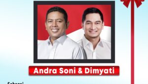 Quick Count Sementara Andra Soni dan Dimyati Unggul, Fonda Tangguh Ucapkan Selamat