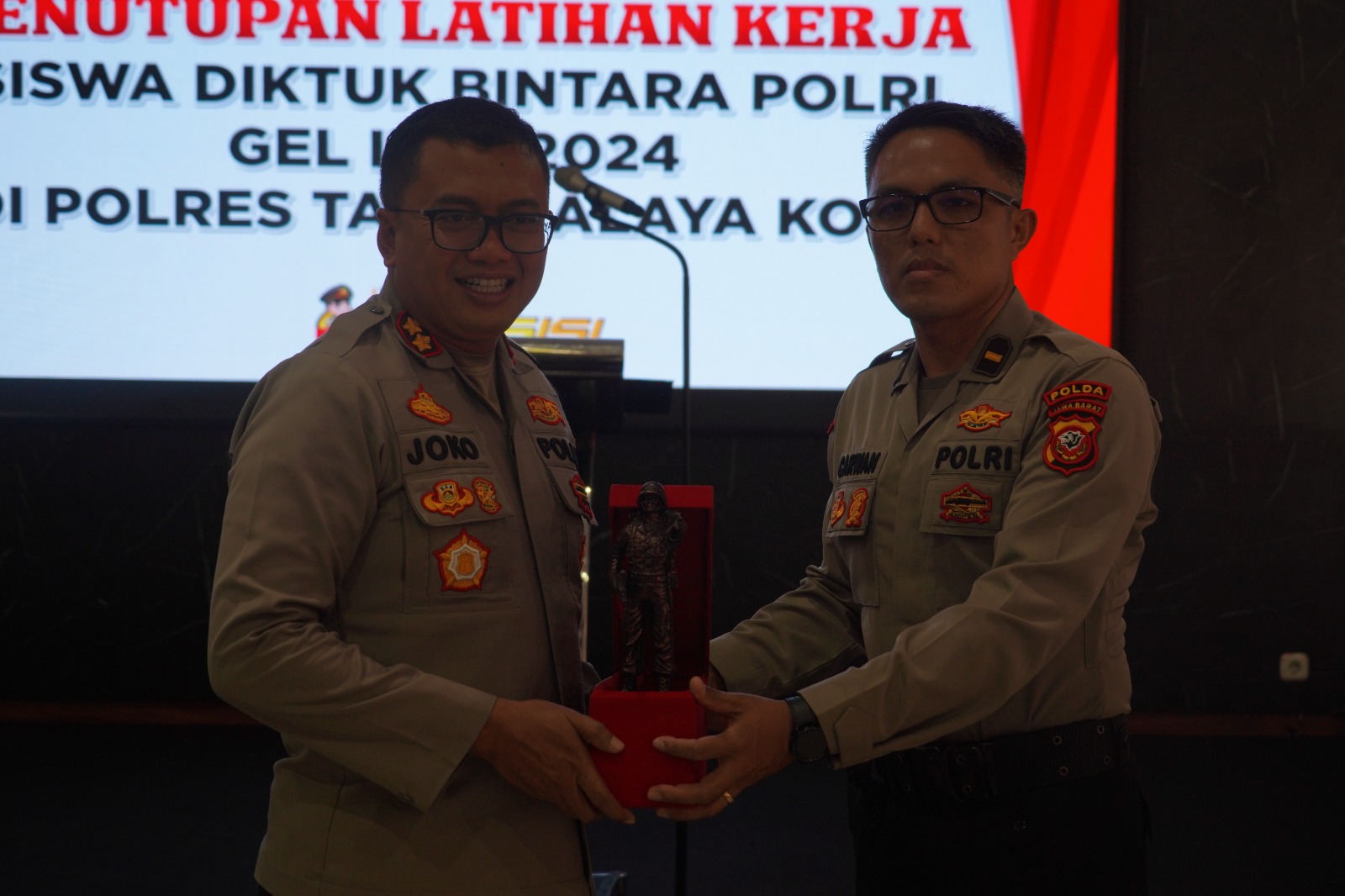 Penutupan Diklat Bintara Gelombang 2 Tahun 2024 di Polres Tasikmalaya Kota