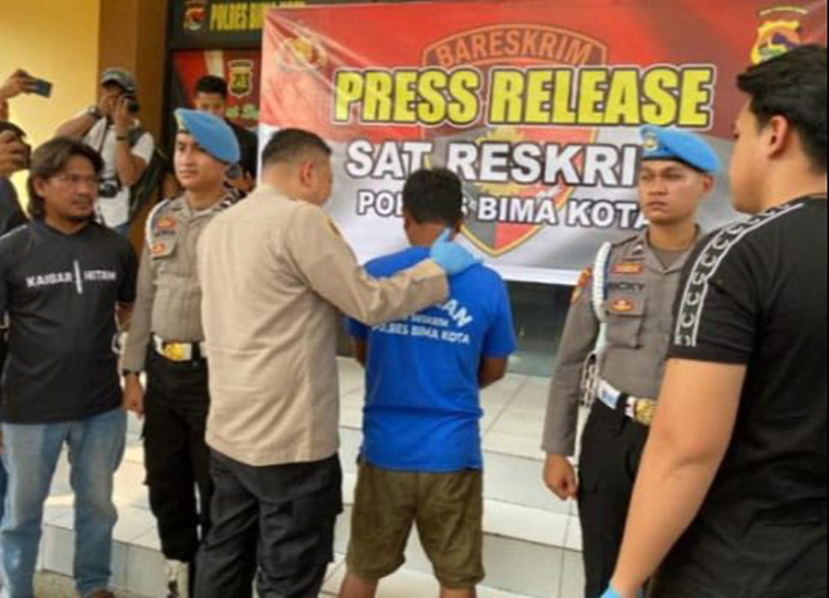 Tidak Sampai 10 Jam Setelah Kejadian, Pelaku Pembunuhan Saat Kampanye MARI Berhasil Ditangkap Polres Bima Kota