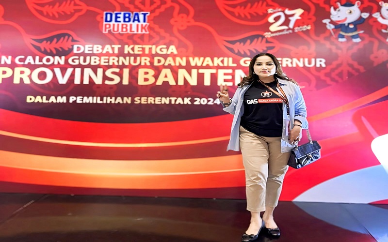 Hadiri Debat Pilkada Banten, Sekjen Gas Arun Ungkap Keyakinan pada Andra Soni dan Dimyati