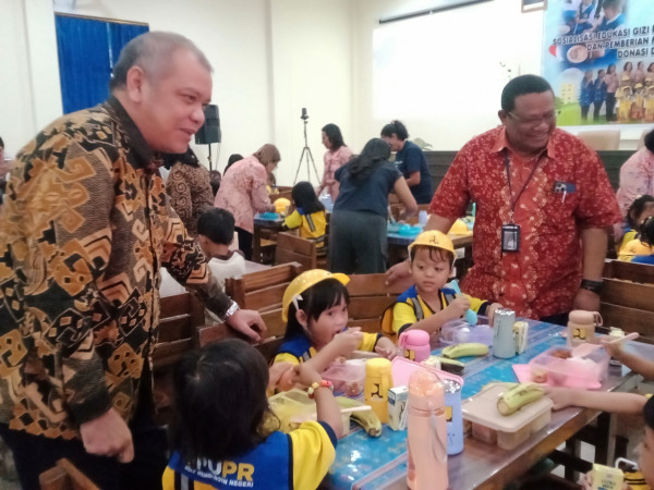 Paguyuban Lintas Balai NTT Gelar Sosialisasi Gizi dan Pengenalan Infrastruktur kepada Anak TK Putra