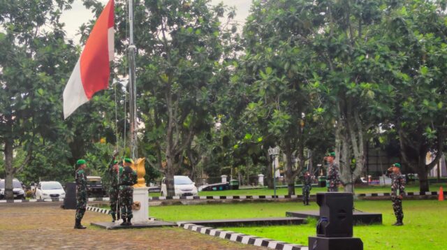 "Kodim 0601/Pandeglang, Laksanakan Upacara Pengibaran Bendera Merah Putih