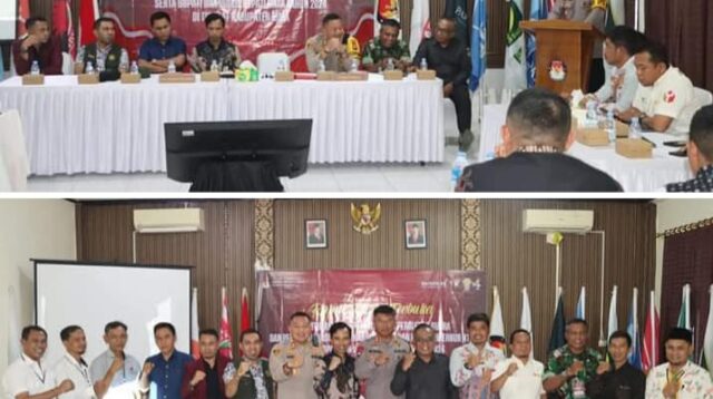 KPU Bima Gelar Rapat Pleno Terbuka Rekapitulasi Hasil Penghitungan Suara Pilkada 2024, Ini Pesan Kapolres