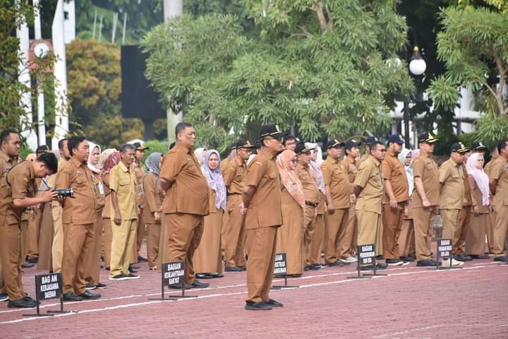 Pimpin Apel, Sekda Karawang: Bekerja Sepenuh Hati Dan Penuh Tanggungjawab