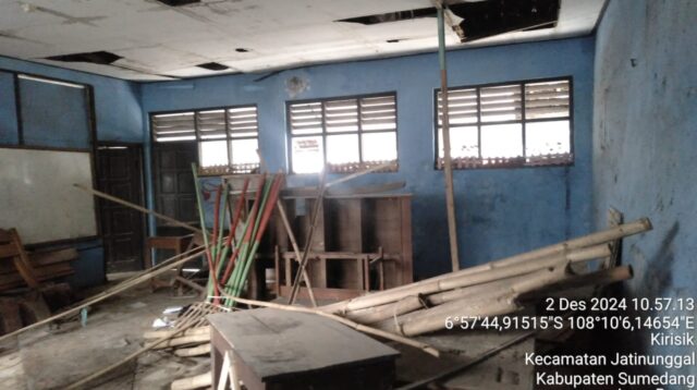 Ruang Kelas Rusak, Pelajar SD di Kirisik Jatinunggal Terpaksa Gantian Belajar