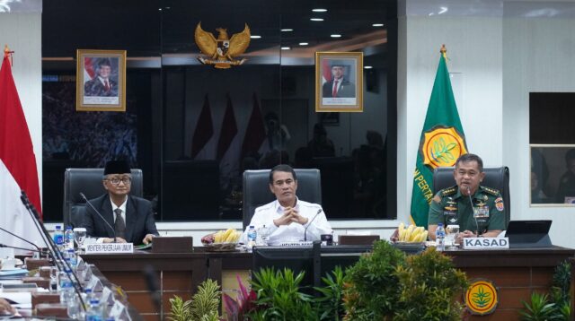 Hadiri Rapat Koordinasi, Kasad Siap Dukung Penuh Program Swasembada Pangan