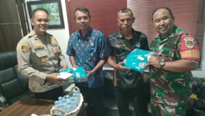 Kapolsek Kotabaru Menerima Kunjungan Danramil dan Ketua PGRI Dalam Rangka Cooling System