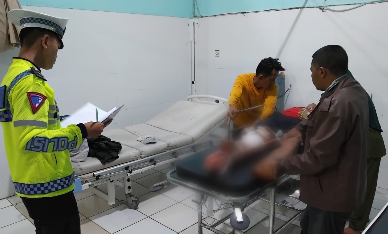 Sat Lantas Polres Tanggamus Identifikasi Kecelakaan Lalu Lintas di Jalinbar Kota Agung