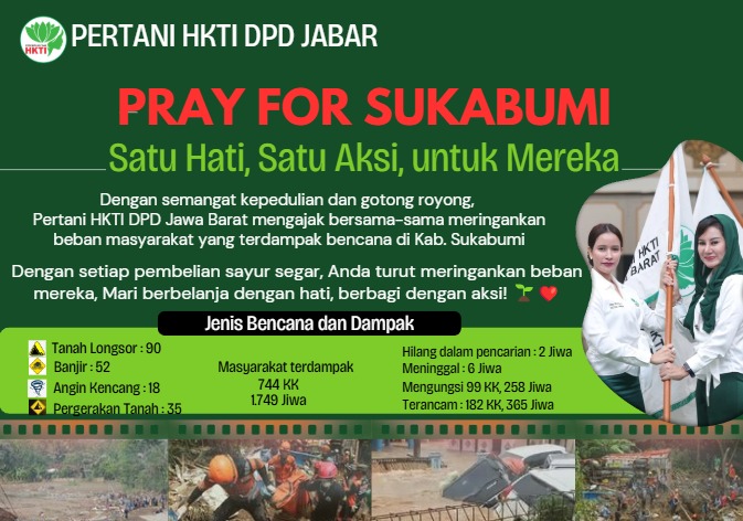 Petani (HKTI) DPD Jabar Peduli Warga Masyarakat Yang Terdampak Musibah Di Kabupaten Sukabumi