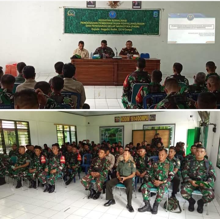 Selamatkan Generasi, Kodim 1614/Dompu Gelar Sosialisasi P4GN