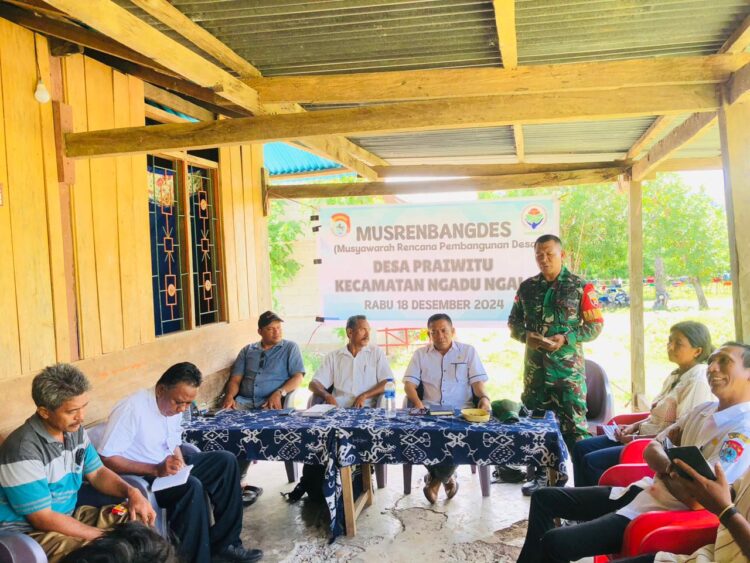 Dukung Pembangunan Desa, Babinsa Koramil 06/Karera Hadiri Musrenbangdes.22 Dukung Pembangunan Desa, Babinsa Koramil 06/Karera Hadiri Musrenbangdes