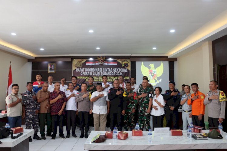 Nataru di Depan Mata, Polres Belu Undang Instansi Terkait Gelar Rakor Lintas Sektoral Operasi Lilin Turangga 2024,